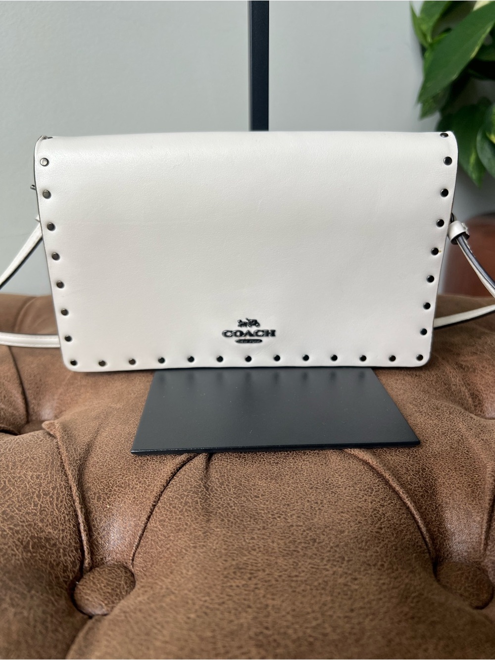 Coach Hayden Foldover Crossbody Clutch With Rivets 29675